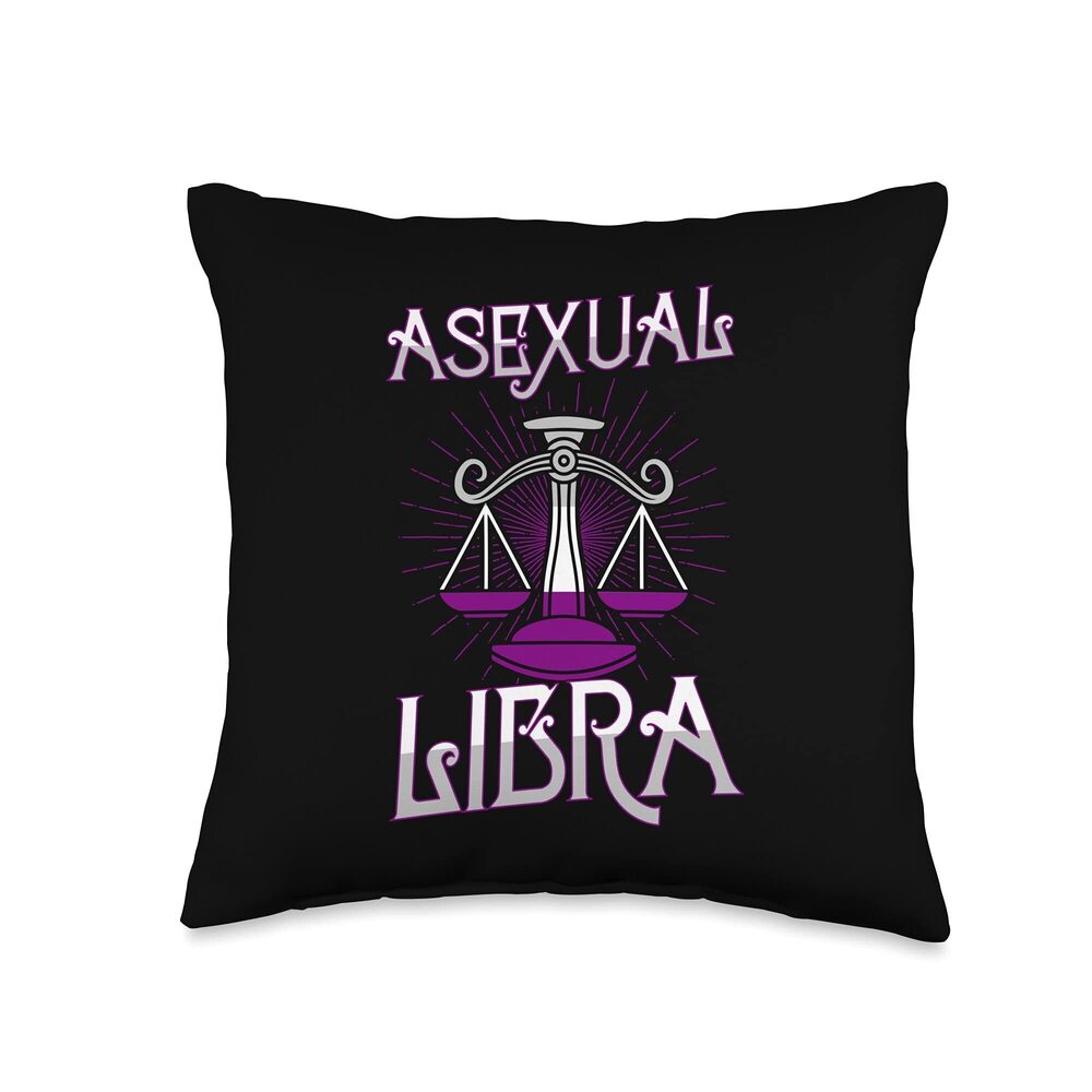 3751 Asexual Libra Zodiac Sign Birthday Horoscope Constellation Throw